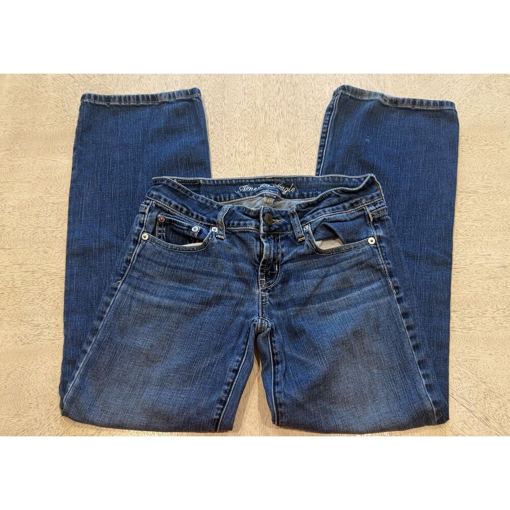 American Eagle Favorite Boyfriend Jeans Women’s 4 Stretch Medium Wash Denim